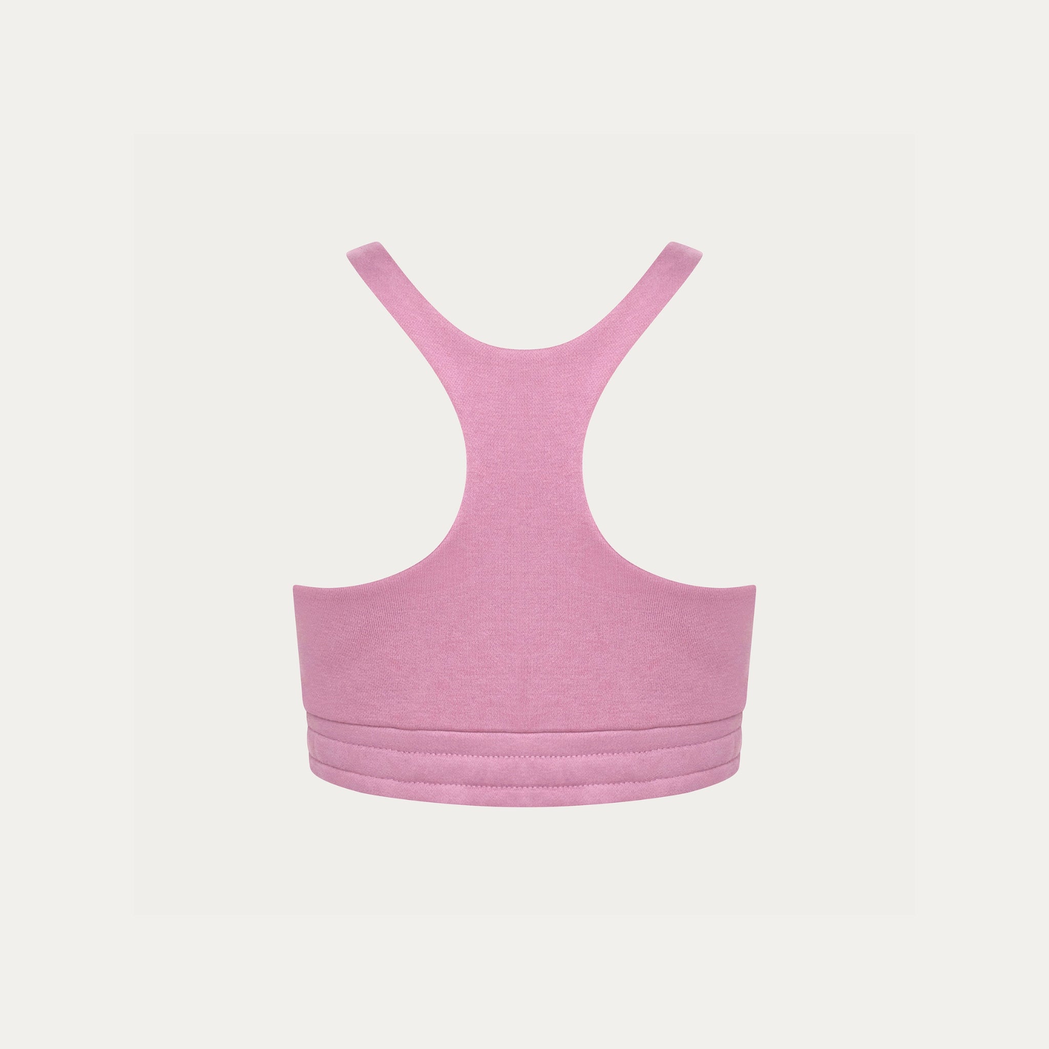 Timeout Sweatshirt Bralette - Vintage Orchid