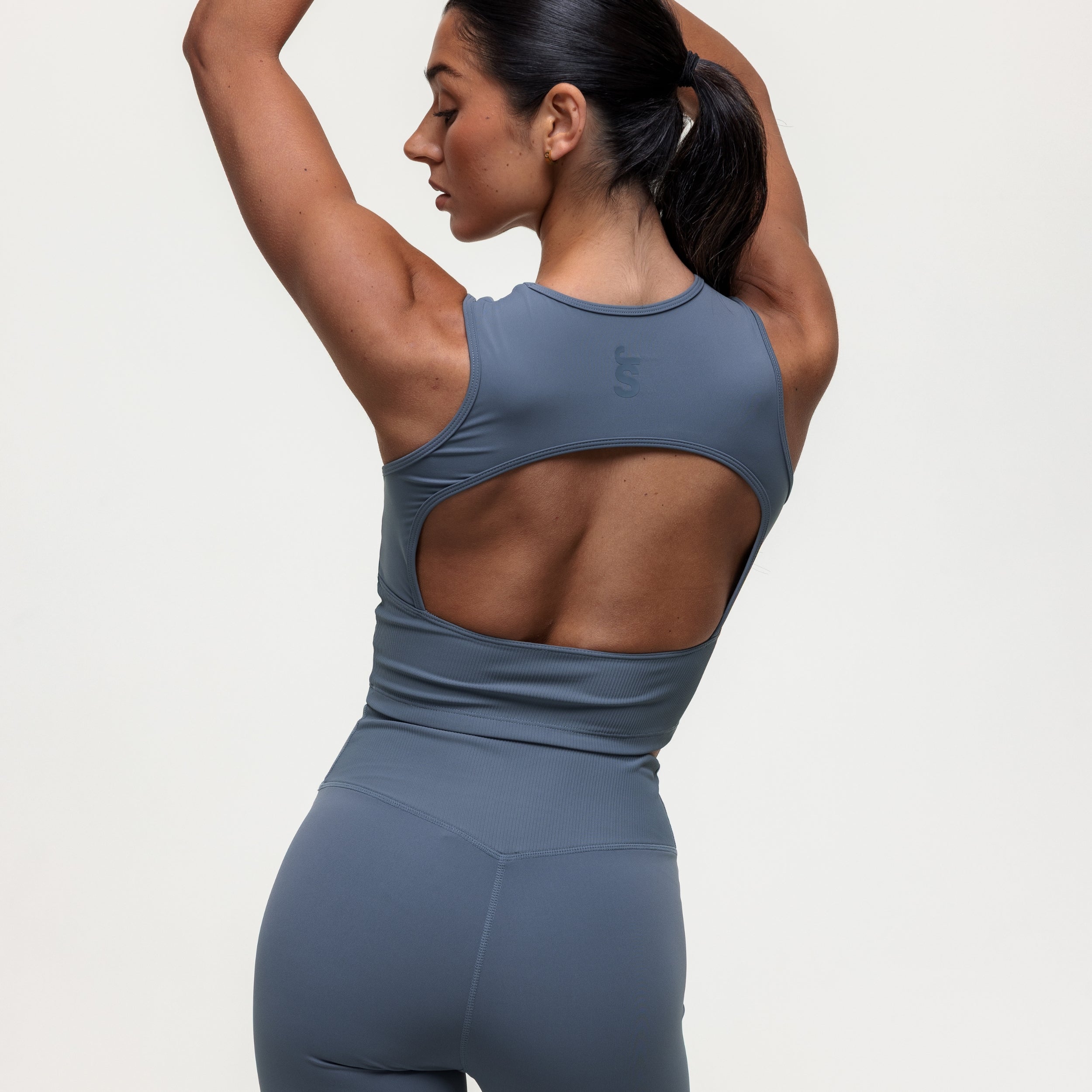 Prana Crop Vest - Graphite