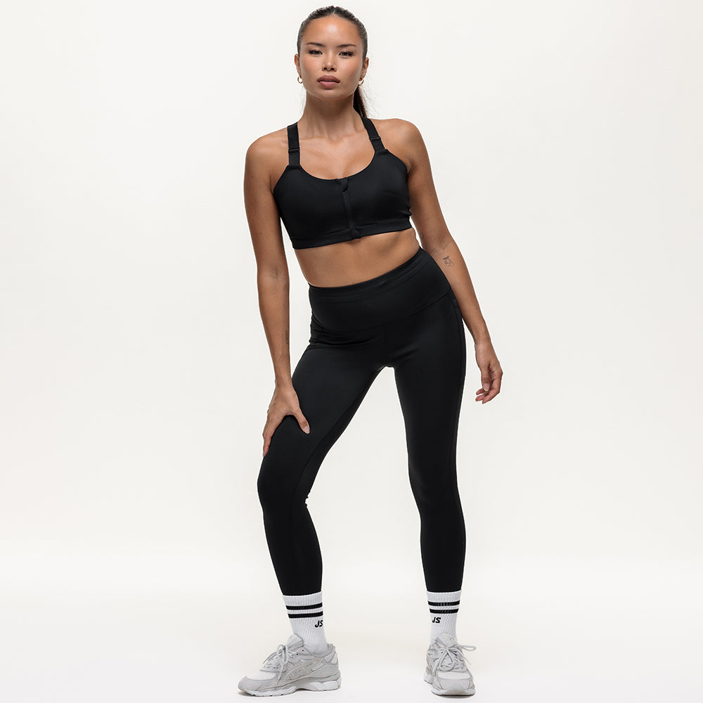 High Rise Genesis Leggings - Black Onyx