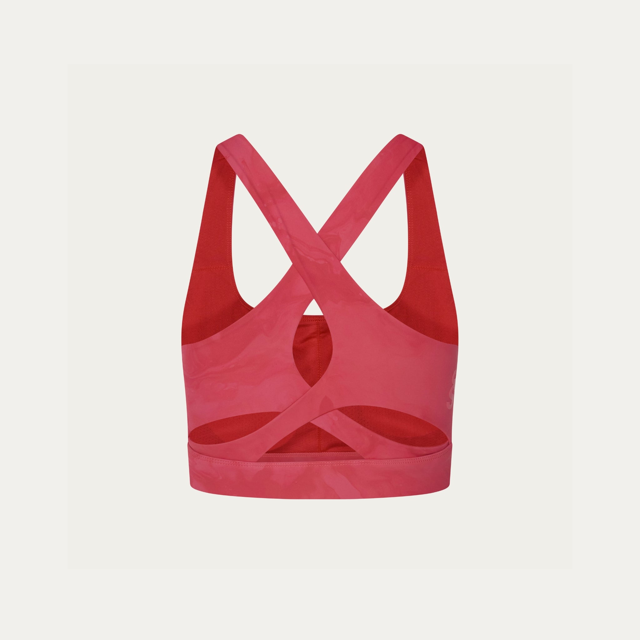 Flex Medium Support Bra - Coral Marble