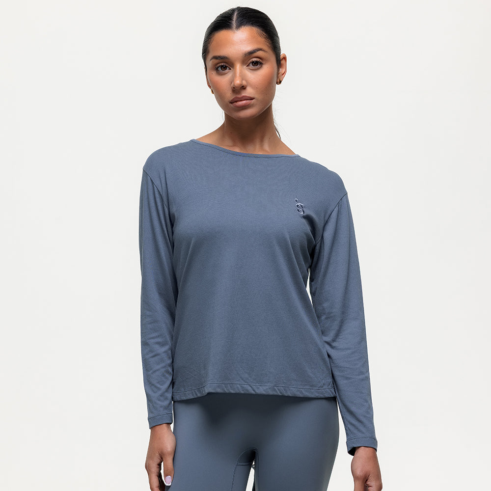 Flow Long Sleeve Tee - Graphite