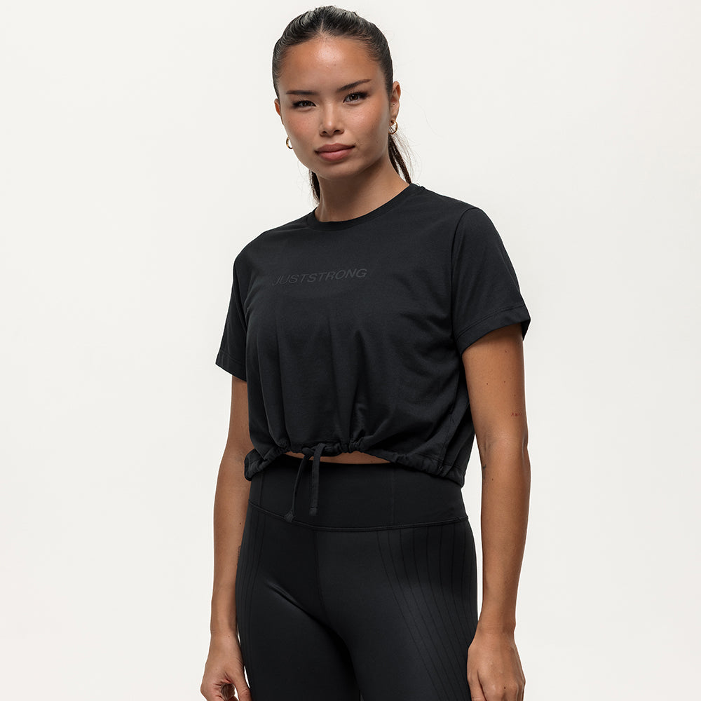 Everyday Drawstring Tee - Black Onyx