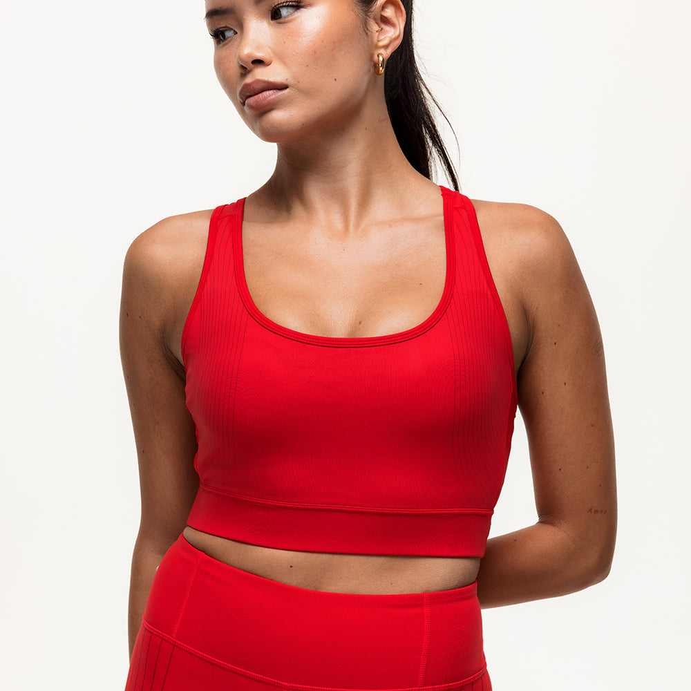 Agility Workout Bra - Ruby Red