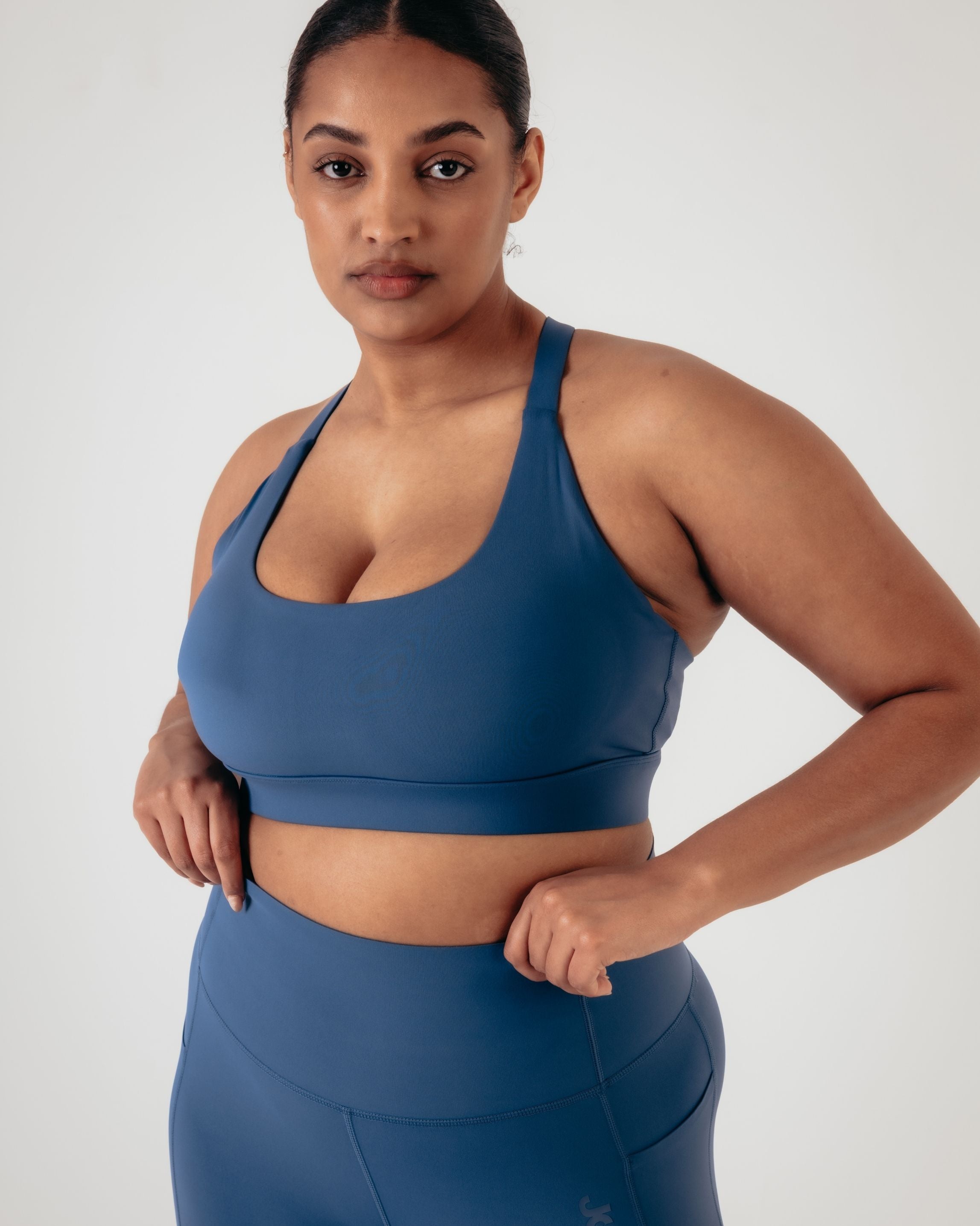 Sculpt 7/8 High Rise Training Leggings - Indigo