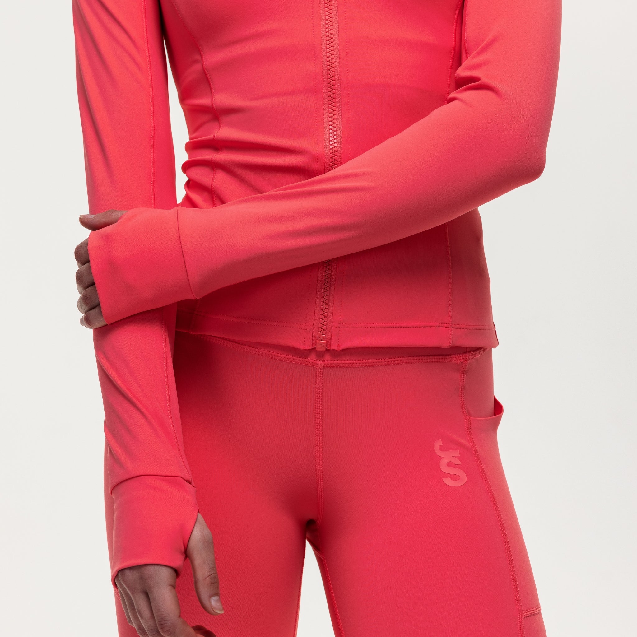 Training Zip Up Jacket - Coral