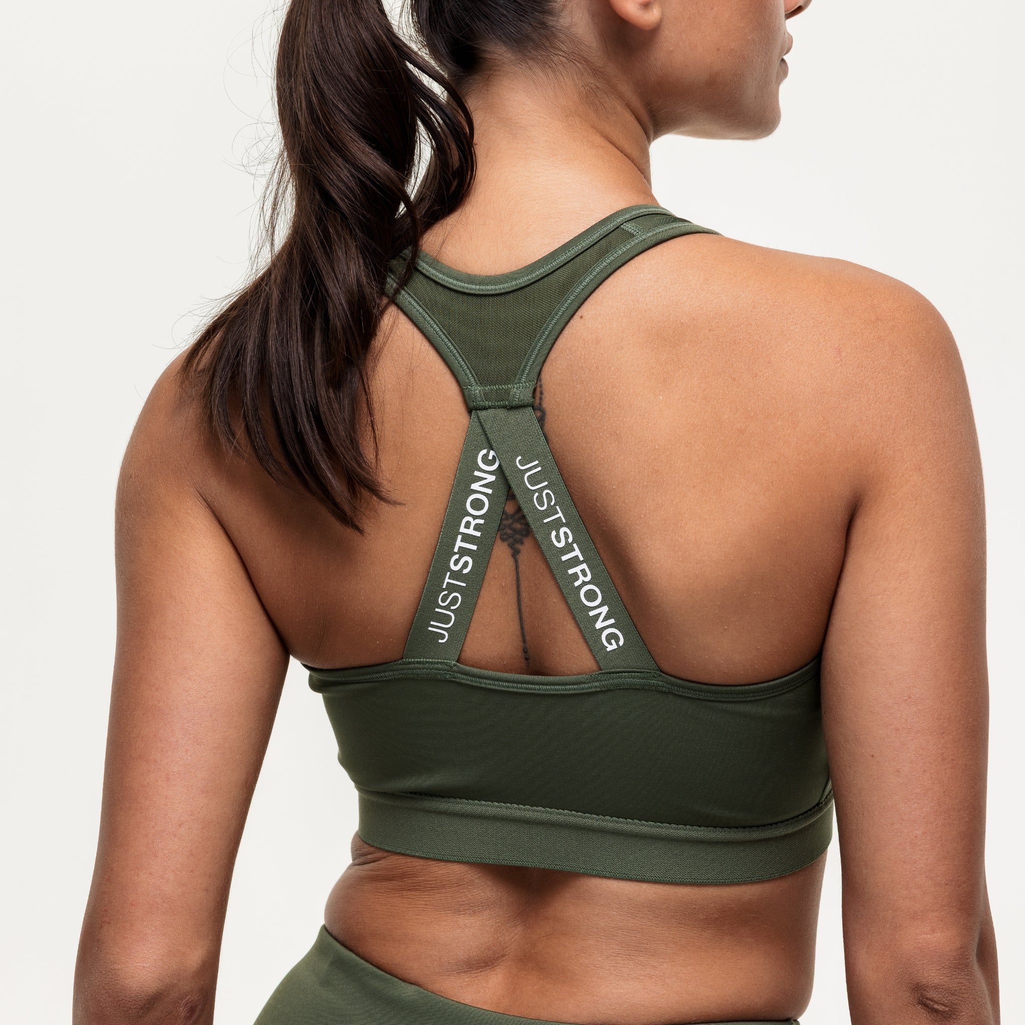 Motion Medium Support Bra - Khaki