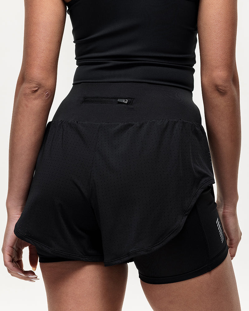 Run Mesh 2-in-1 Short - Black Onyx