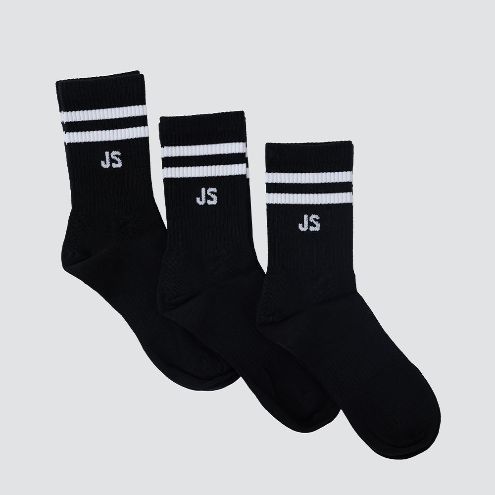 Black Onyx Athletic Socks (3 pack)