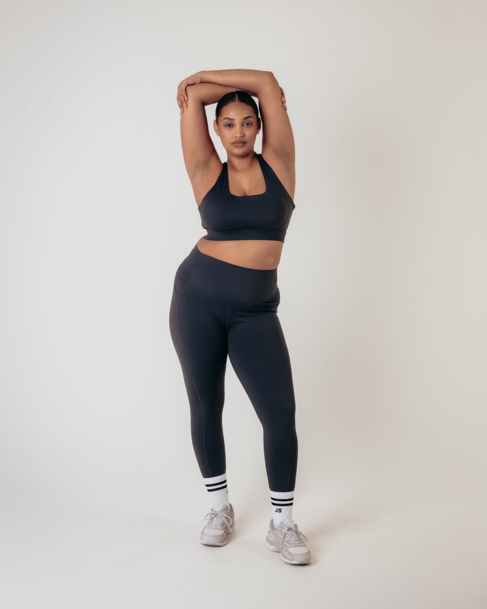 Sculpt 7/8 High Rise Training Leggings - Washed Black