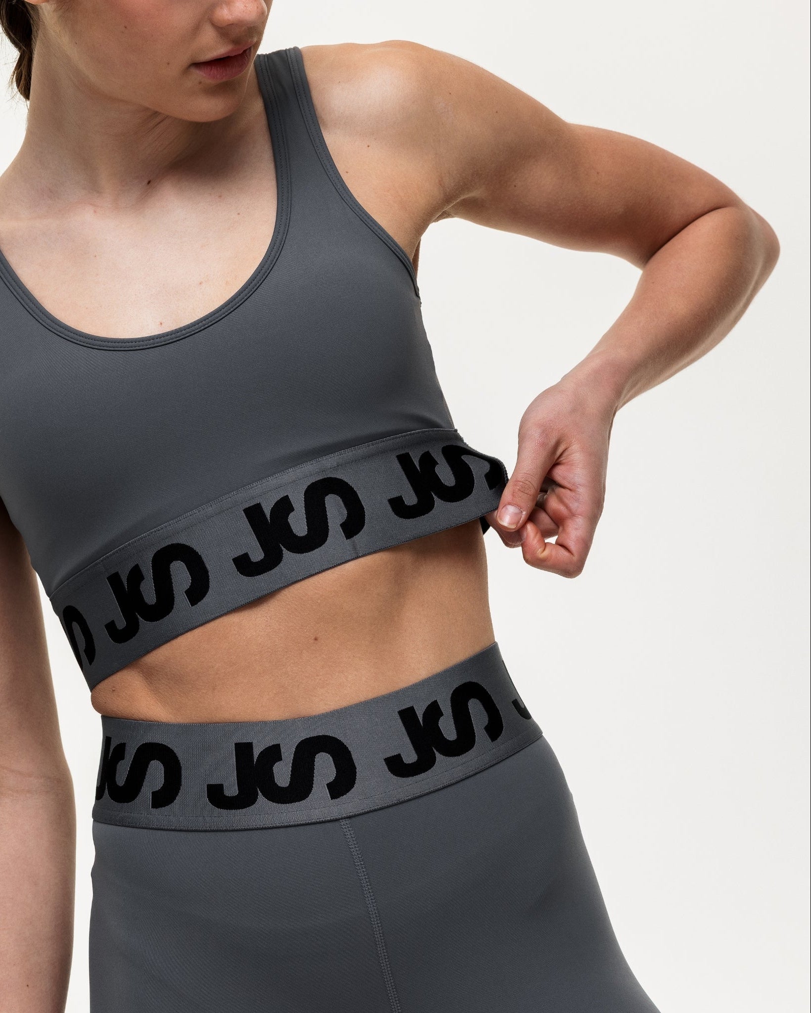 Airflow Medium Support Bra - Slate/Black