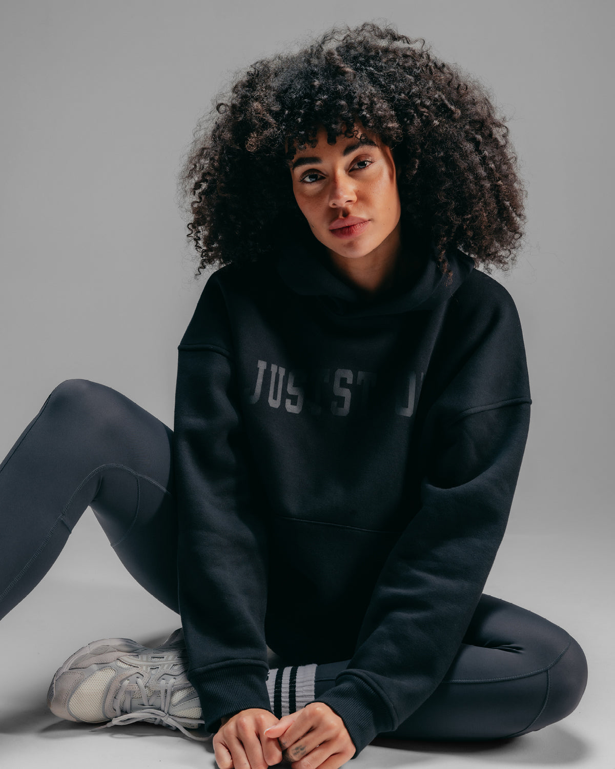 Essentials Oversized Hoodie - Black