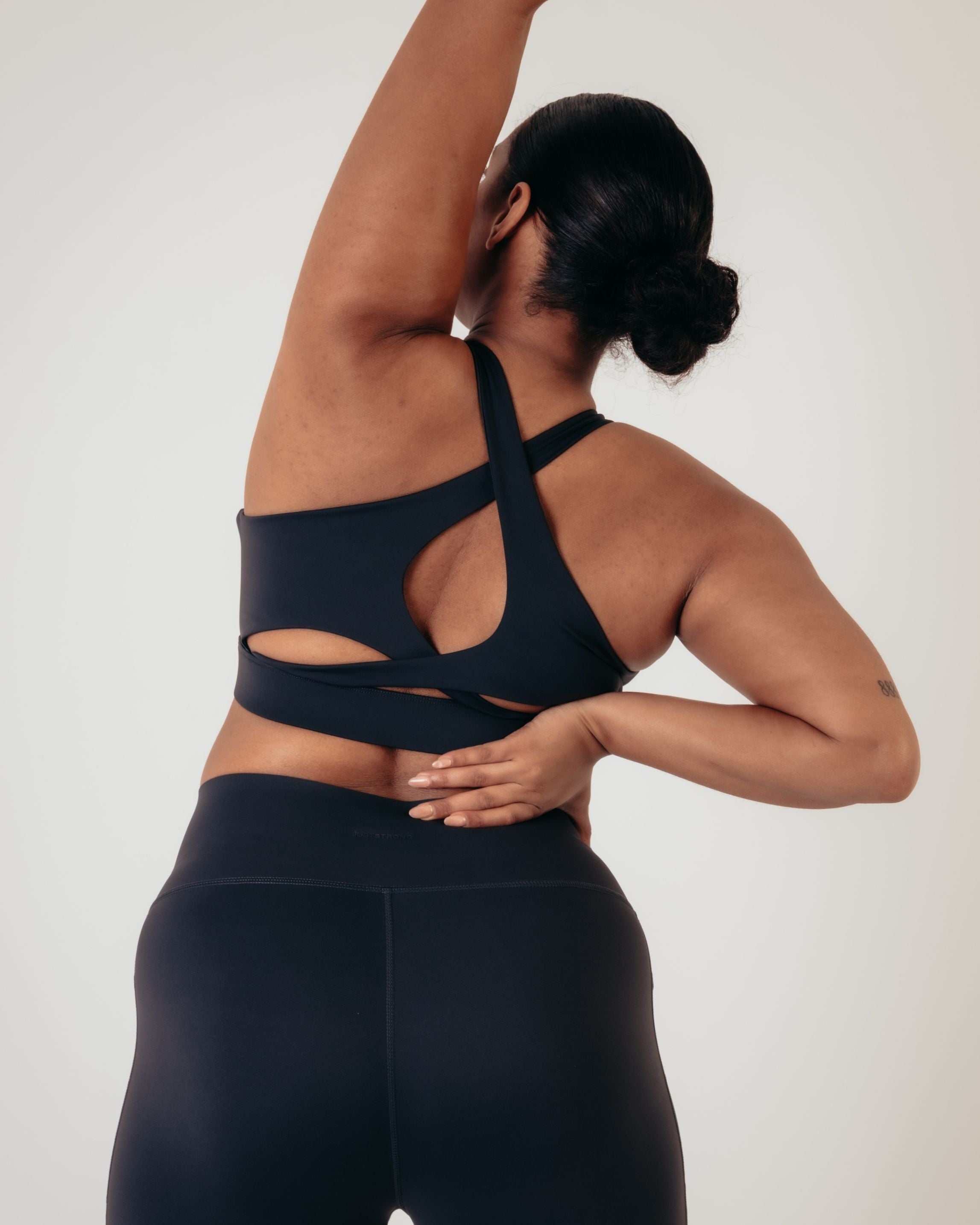 Flex Medium Support Bra - Black