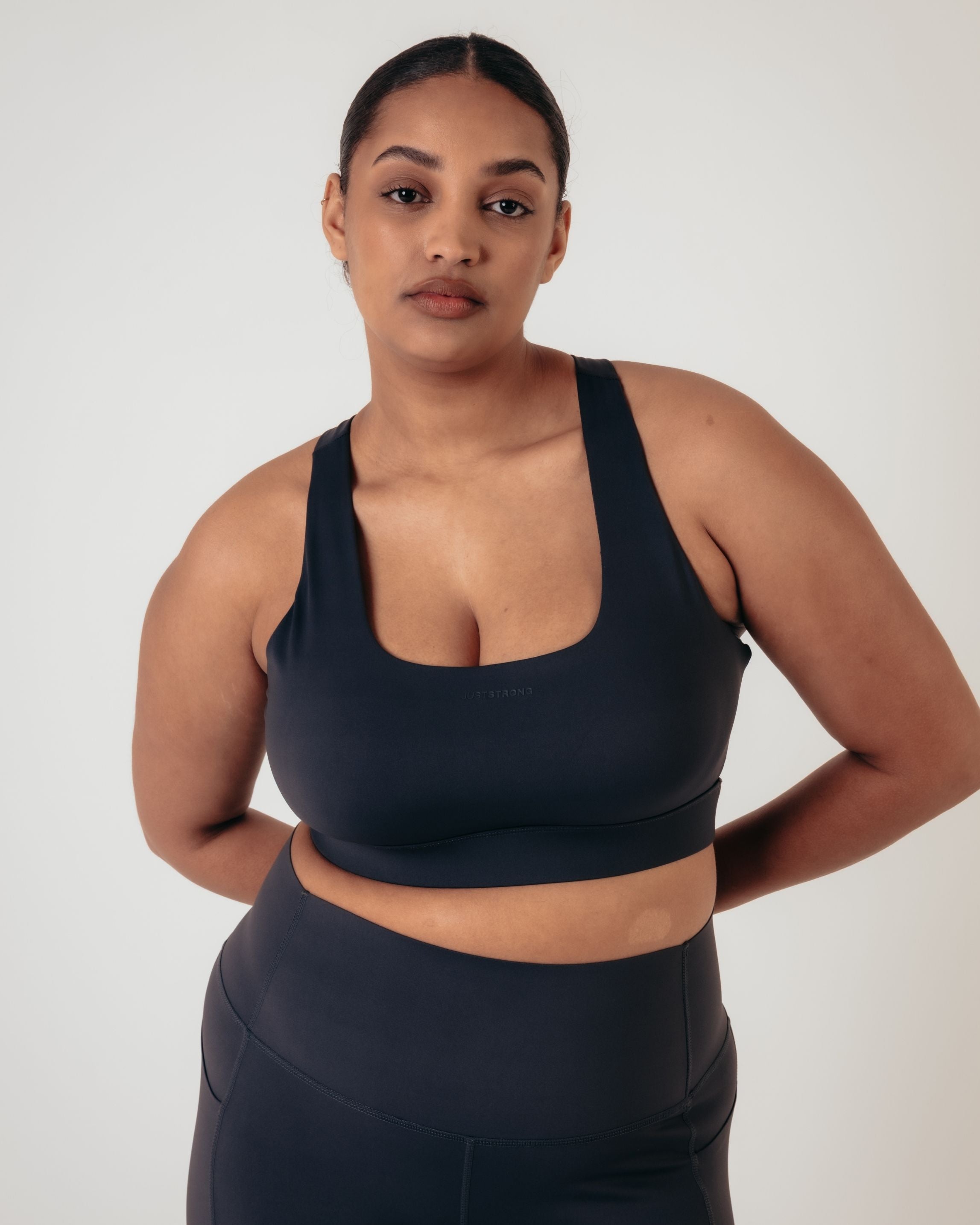 Flex Medium Support Bra - Black