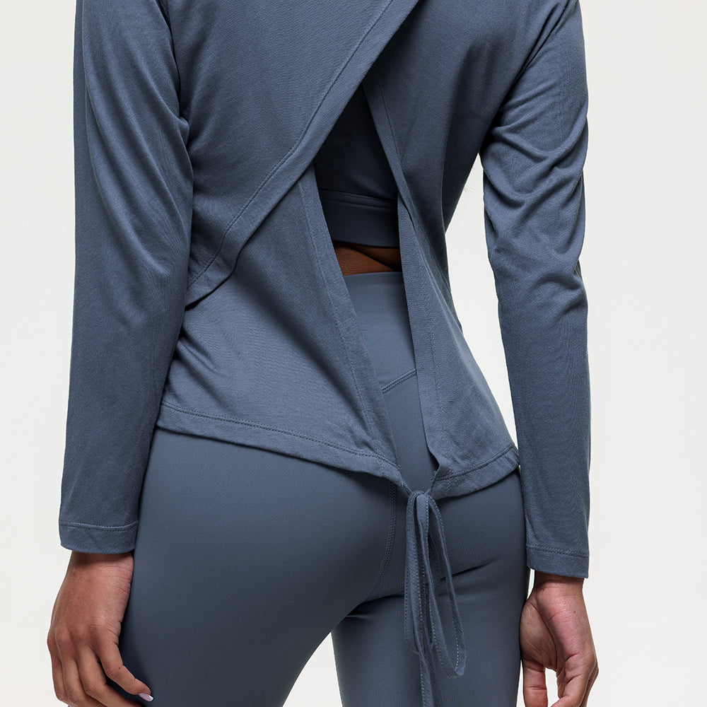 Flow Long Sleeve Tee - Graphite