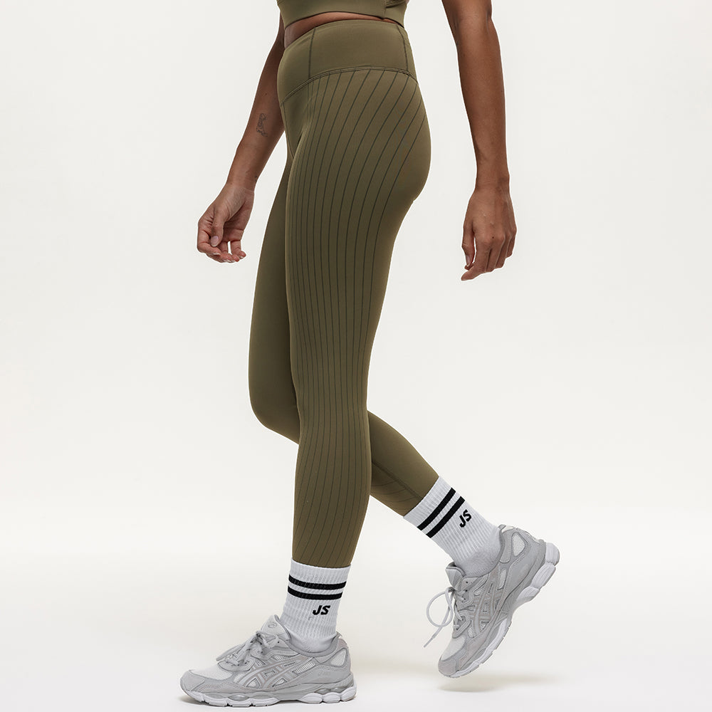 Agility Workout Leggings - Military Green