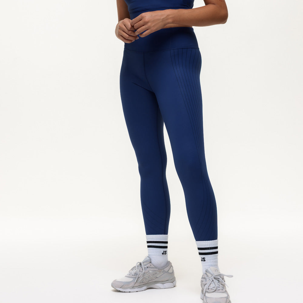 Agility Workout Leggings - True Navy