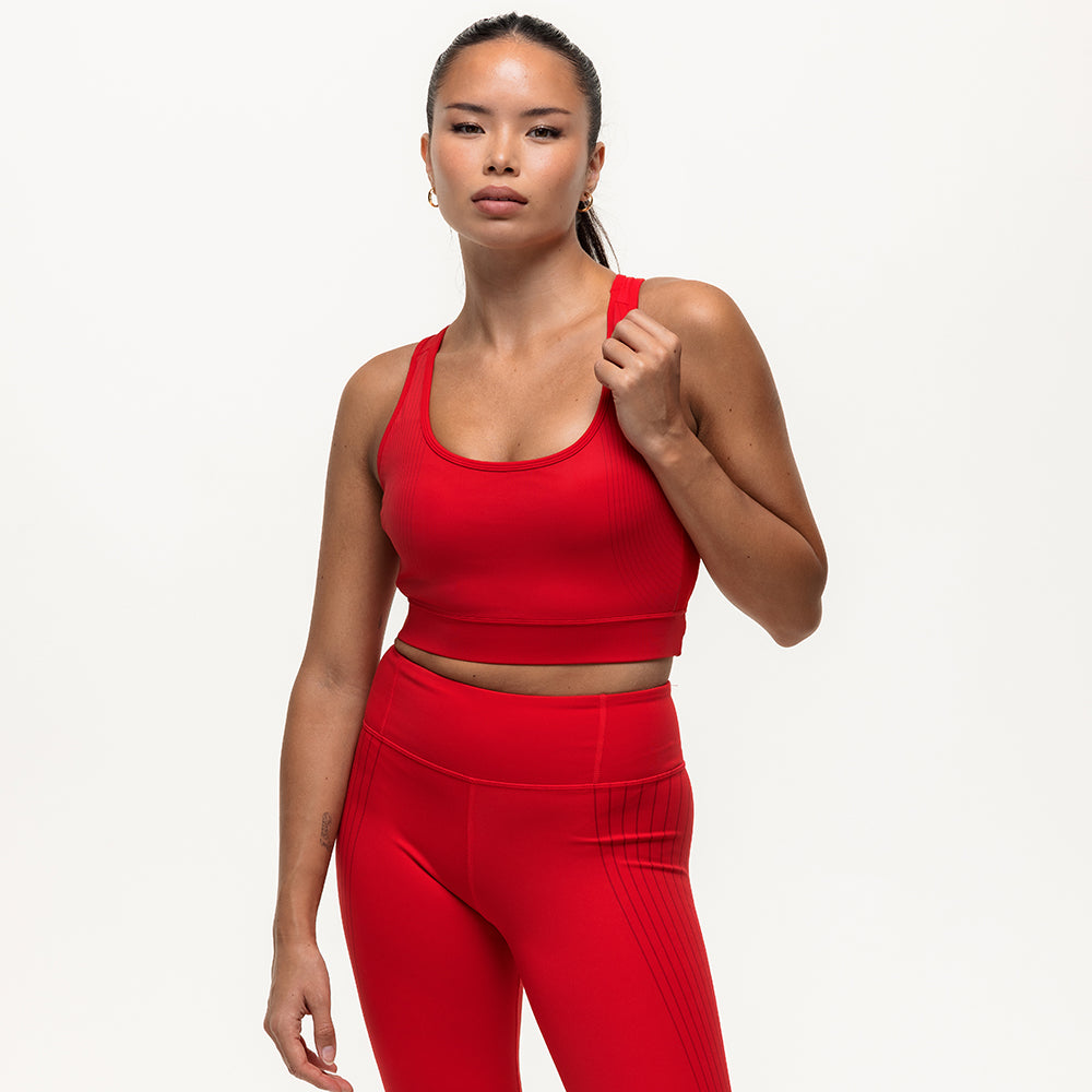 Agility Workout Bra - Ruby Red