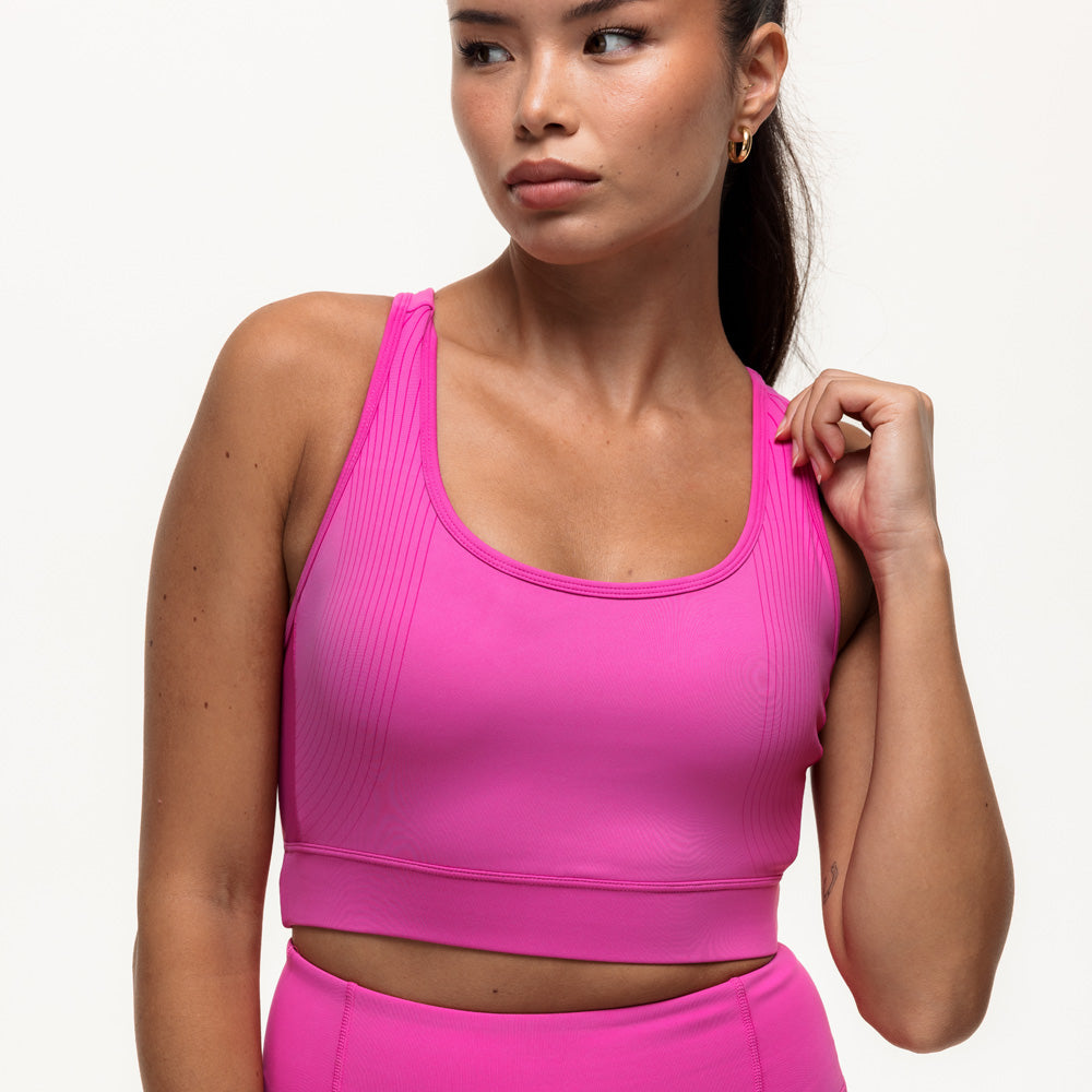 Agility Workout Bra - Fuschia Pink