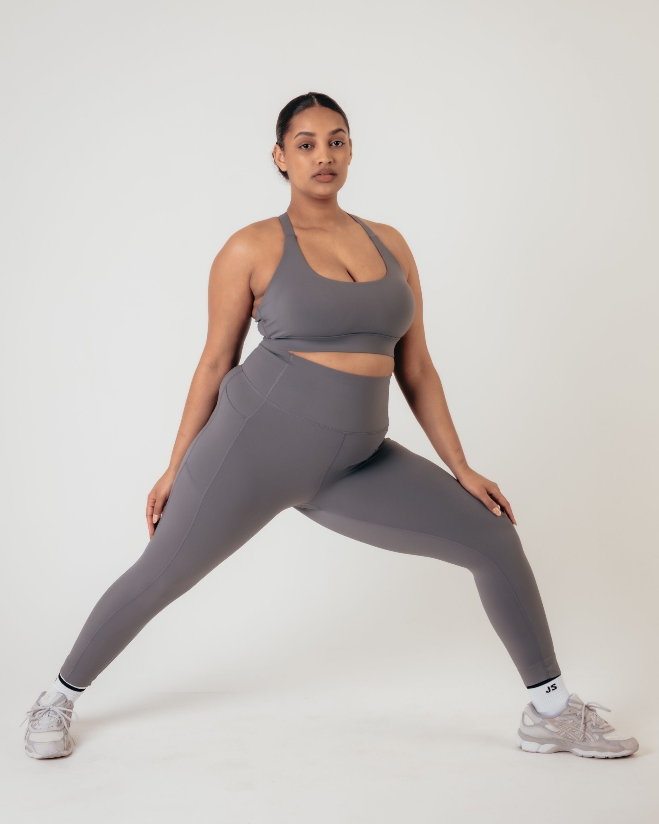 Sculpt 7/8 High Rise Training Leggings - Slate