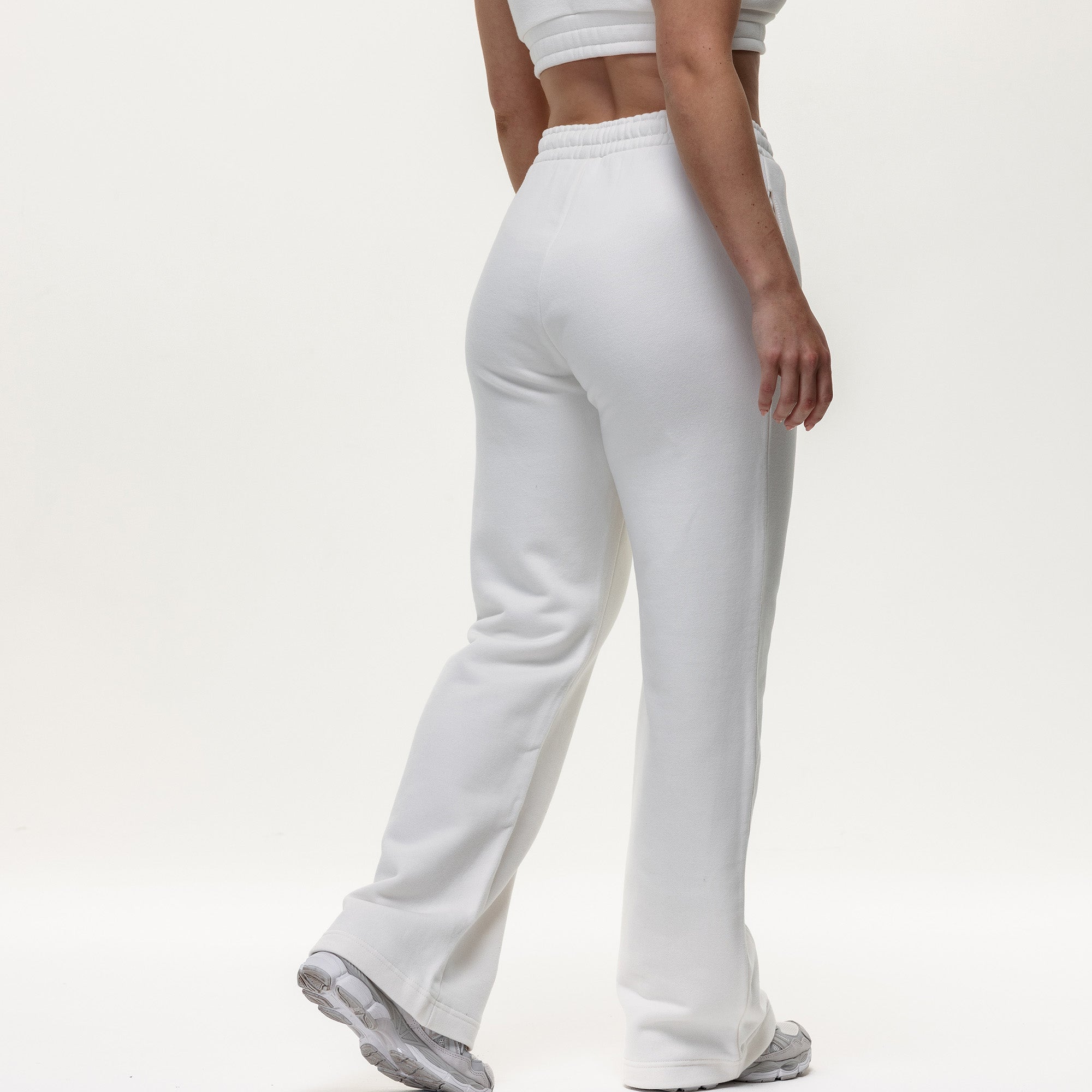 Throw On Open Hem Joggers - Vintage Stone