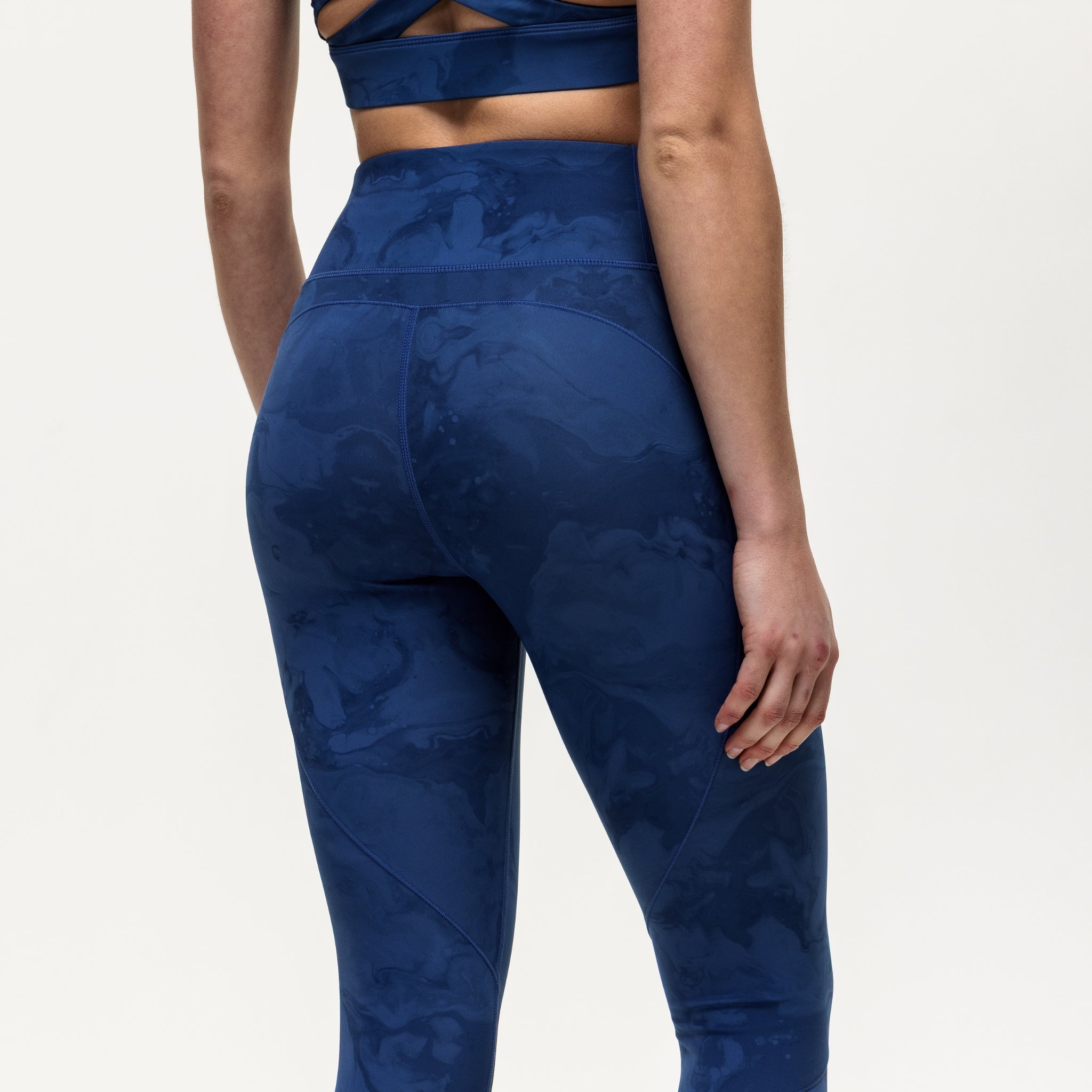 Power 7/8 Training Leggings - Indigo Marble
