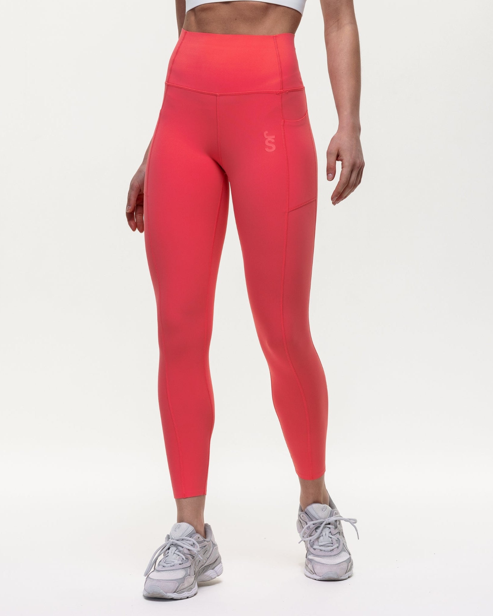 Sculpt 7/8 High Rise Training Leggings - Coral