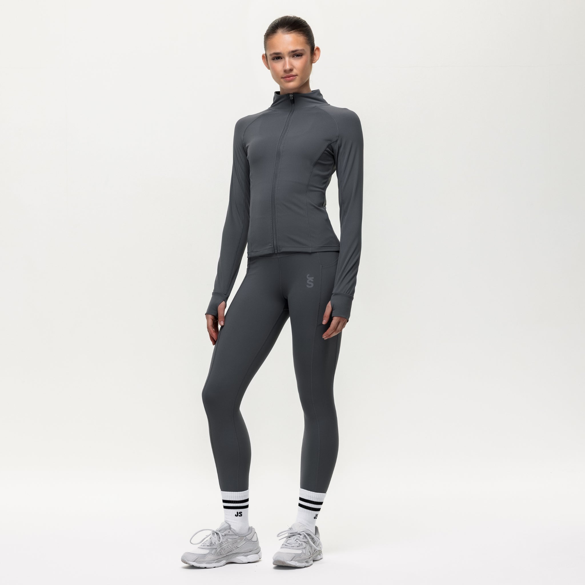 Sculpt 7/8 High Rise Training Leggings - Slate