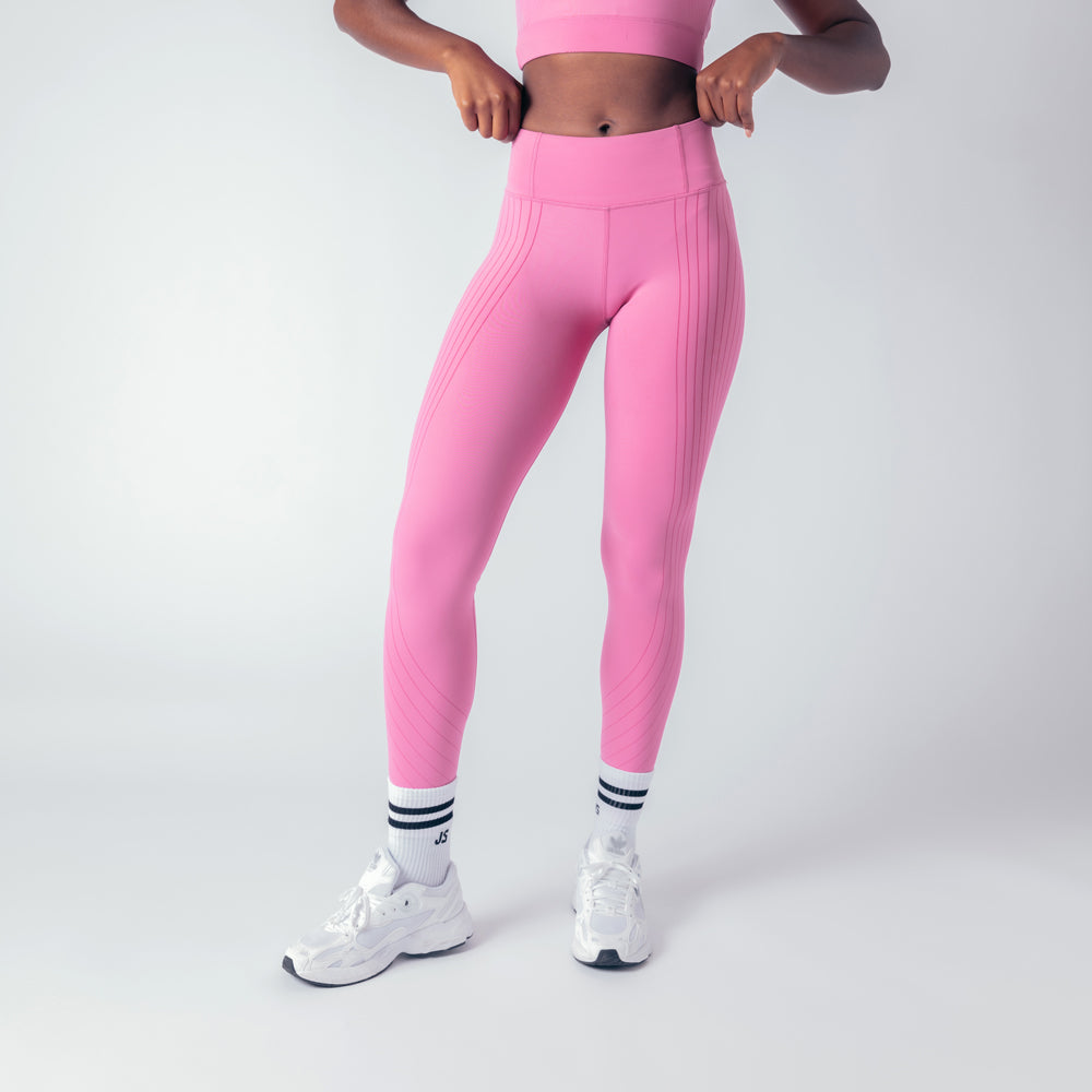 Agility Workout Leggings - Fucshia Pink