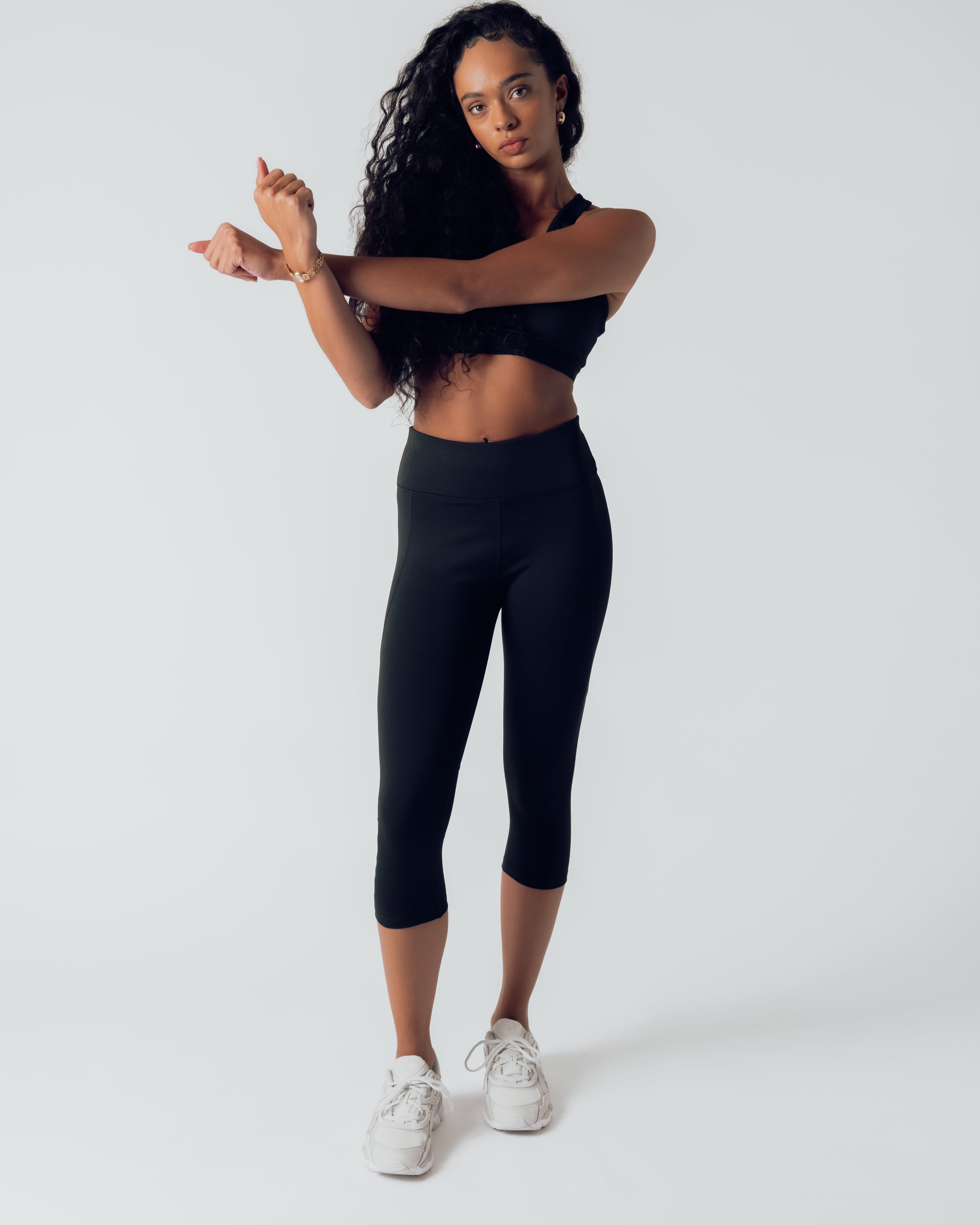 Motion Capri Leggings - Black Onyx