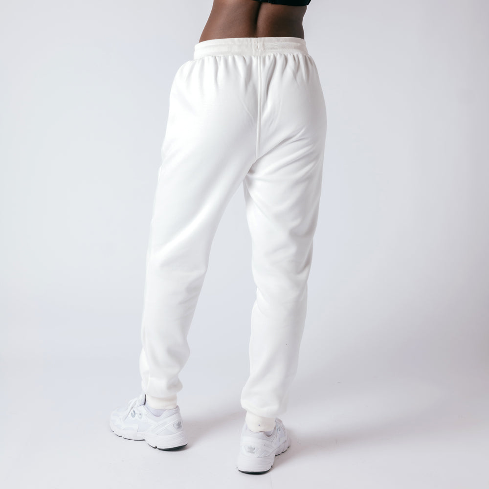 Slim Joggers - Ivory White