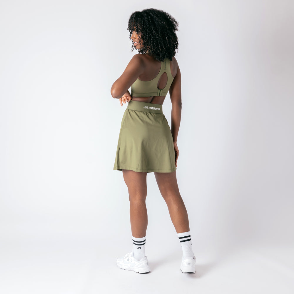 Tennis Skirt - Military Green