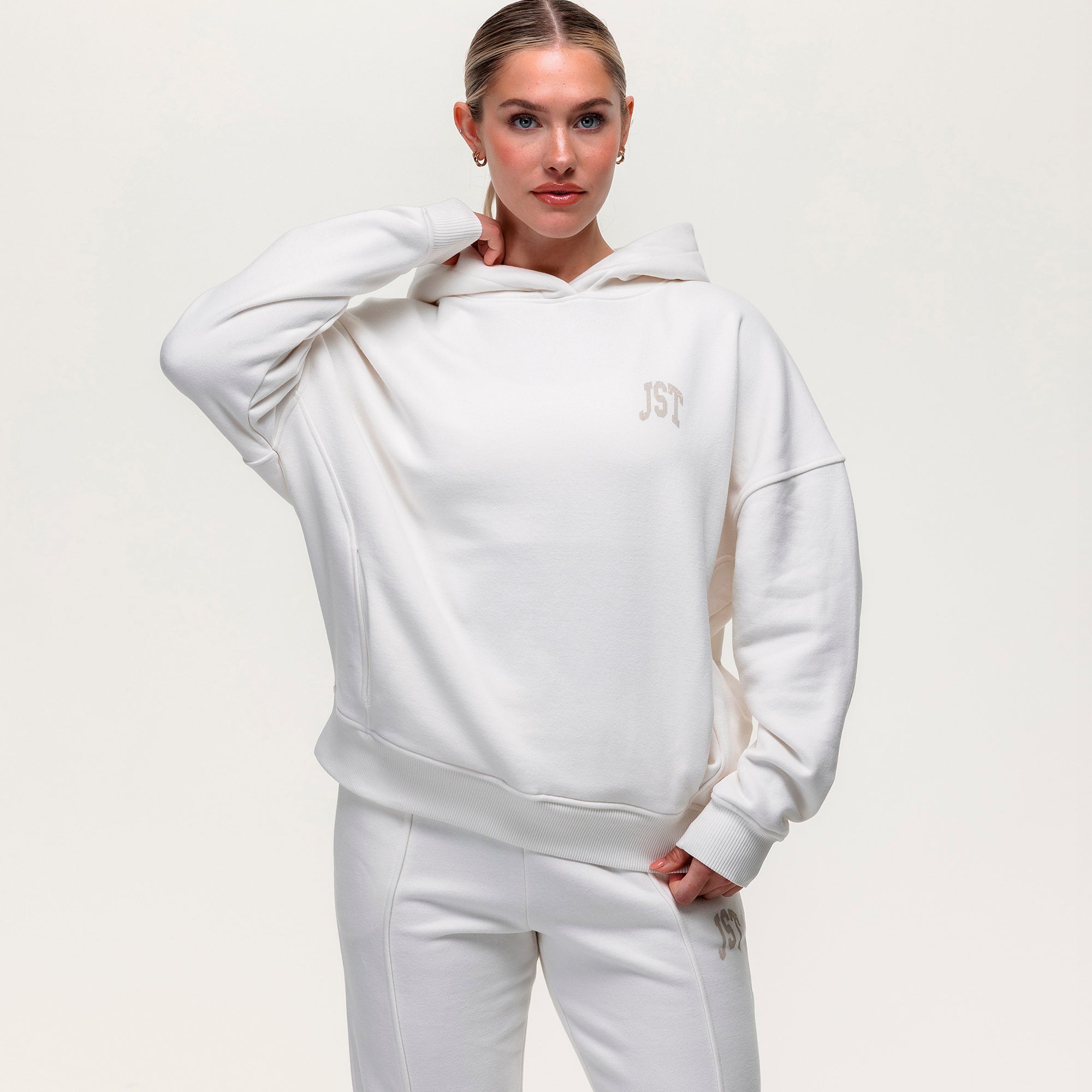 Throw On Oversized Hoodie - Vintage Stone