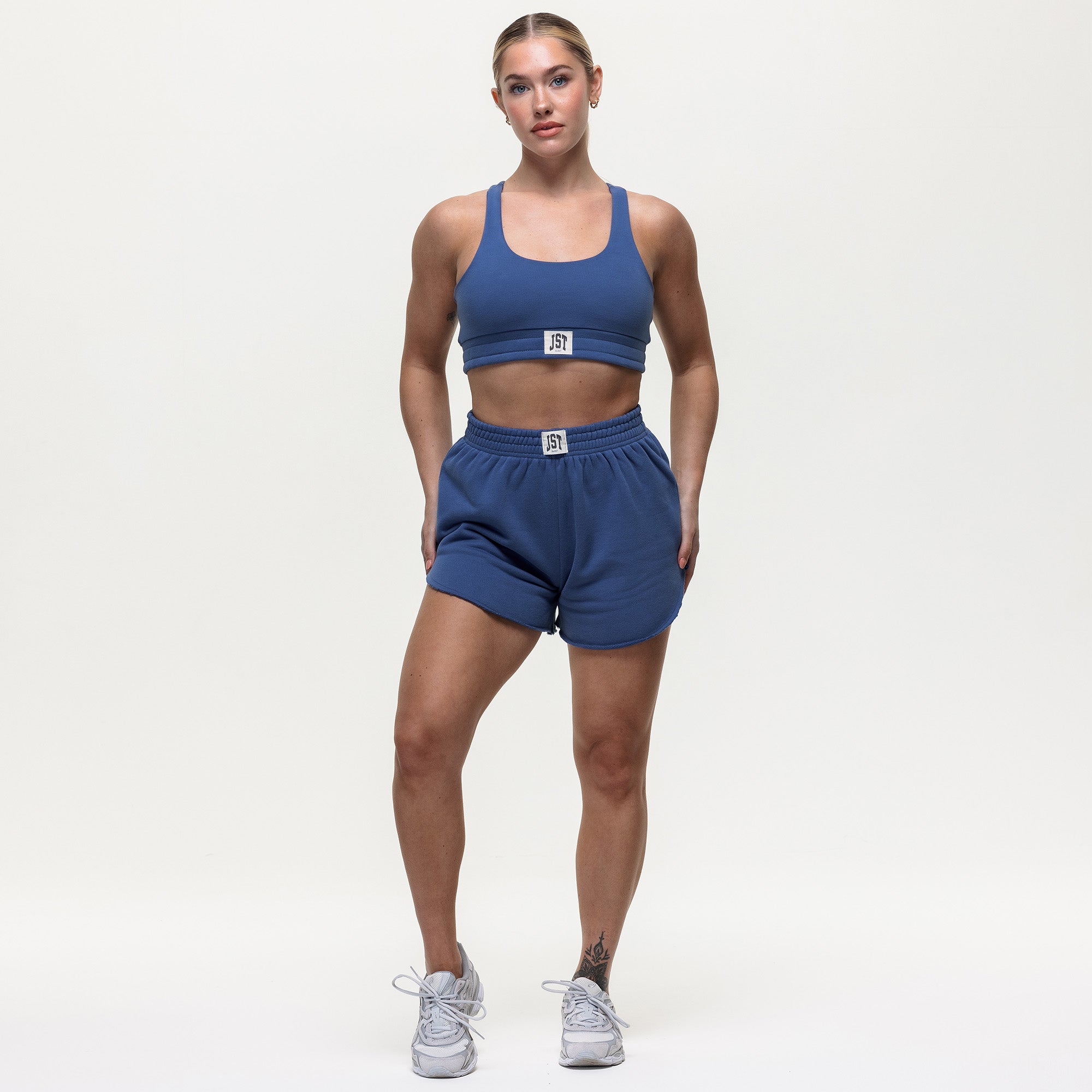 Timeout Sweatshirt Bralette - Vintage Indigo