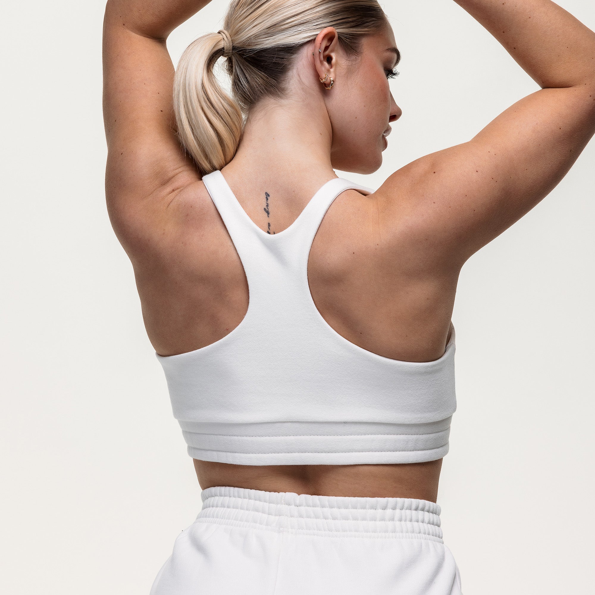 Timeout Sweatshirt Bralette - Vintage Stone